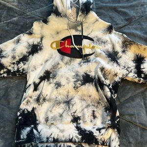 Tye dye champion hoodie